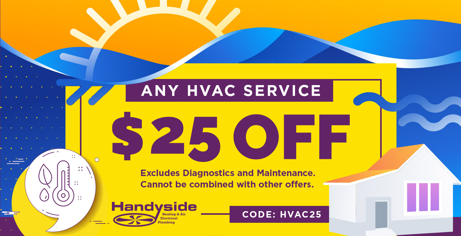 Handyside $25 Off HVAC Coupon