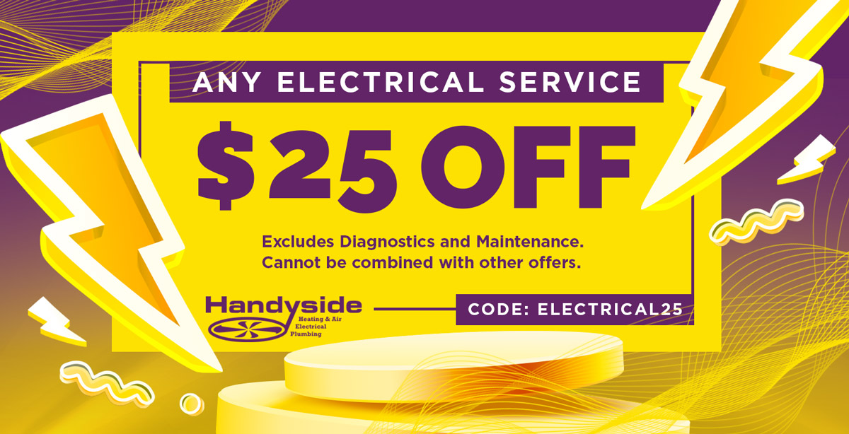 Handyside $25 Off Electrical Coupon