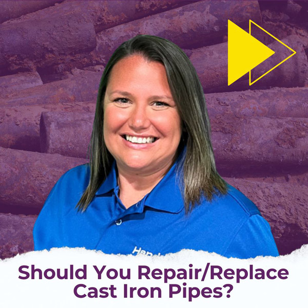 should you repair or replace cast iron pipes video